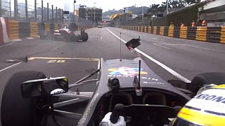 Macau-Unfall: Joel Eriksson crasht im Formel-3-Qualifying