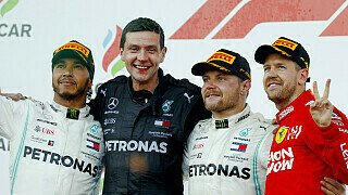 Formel 1 2019: Aserbaidschan GP - Podium