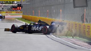 Formel 1 2019: Kanada GP - Magnussen-Crash im Qualifying Formel 1 2019: Kanada GP - Magnussen-Crash im Qualifying