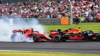 Formel 1 2019: Großbritannien GP - Vettel-Verstappen-Crash Formel 1 2019: Großbritannien GP - Vettel-Verstappen-Crash