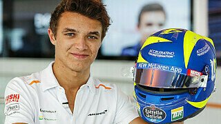 Formel 1, Lando Norris: Sein Valentino-Rossi-Helm für Monza