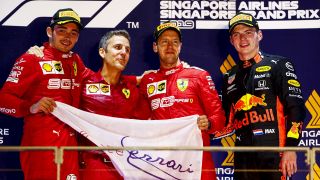 Formel 1 2019: Singapur GP - Podium Formel 1 2019: Singapur GP - Podium