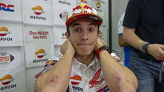 MotoGP Sepang - Schmerzen, Armpump: Marquez heroisch auf P2