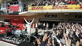 Die Pressestimmen zum Großen Preis der USAJetzt ist es geschehen, Lewis Hamilton ist zum sechsten Mal Weltmeister. Die Meinung der internationalen Presse ist einheitlich: Hamilton ist der König der Formel 1, niemand kann ihn stürzen. Die meisten sehen auch schon die letzten noch vorhandenen Schumacher-Rekorde wackeln., Foto: Mercedes-Benz
