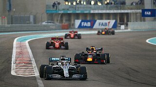 Formel 1, Abu Dhabi: Hamilton gewinnt Finale vor Verstappen Formel 1, Abu Dhabi: Hamilton gewinnt Finale vor Verstappen