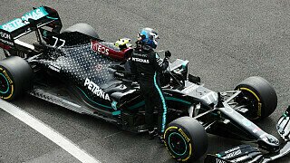 Mercedes:
Lewis Hamilton 3:2 Valtteri Bottas
Saisonschnitt: Hamilton - 0.133 vor Bottas (alle gemeinsamen Segmente)
GP des 70. Jubiläums: Bottas - 0.063 vor Hamilton (letztes gemeinsames Segment), Foto: LAT Images