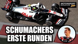 Mick Schumacher dreht erste Formel 1-Runden im Haas-Boliden Mick Schumacher dreht erste Formel 1-Runden im Haas-Boliden