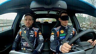 WRC: Hyundai-Pilot Neuville fährt mit verbundenen Augen
