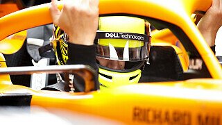 Onboard-Video mit Lando Norris: McLaren MCL35M Jungfernfahrt Onboard-Video mit Lando Norris: McLaren MCL35M Jungfernfahrt