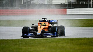 McLaren: Erste Ausfahrt des MCL35M beim Filmtag in Silverstone McLaren: Erste Ausfahrt des MCL35M beim Filmtag in Silverstone