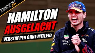 Verstappen lacht Hamilton aus! Keine Angst vorm Weltmeister Verstappen lacht Hamilton aus! Keine Angst vorm Weltmeister