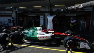 Formel 1 2022: Alfa Romeo in Baku mit Spezial-Design Formel 1 2022: Alfa Romeo in Baku mit Spezial-Design