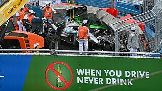 Formel E: Regen-Chaos in New York - Rennen abgebrochen! Formel E: Regen-Chaos in New York - Rennen abgebrochen!