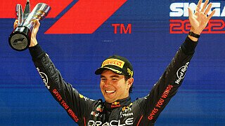 Perez der Stadtkönig bei Red Bull: Drei Siege hat Sergio Perez bisher für Red-Bull-Racing eingefahren und jeden einzelnen davon hat er auf einem Stadtkurs geholt. Letztes Jahr gewann er das Rennen in Baku, 2022 legte er Triumphe in Monaco und jetzt auch Singapur nach. Auf einer permanenten Rennstrecke hat der Mexikaner erst einmal gewinnen können: 2020 holte er seinen ersten Sieg in Bahrain in den Diensten von Racing Point. Fünf Gelegenheiten hat er in diesem Jahr noch, um das auch mit Red Bull zu schaffen. Unter anderem steht auch noch sein Heimrennen in Mexiko-Stadt an., Foto: Getty Images / Red Bull Content Pool