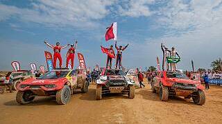 Rallye Dakar 2023 in Saudi Arabien - 14. Etappe & Podium
