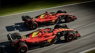 Ferrari mit F1-Spezialdesign beim Monza-Heimspiel Ferrari mit F1-Spezialdesign beim Monza-Heimspiel