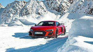 Audi R8 Coupé GT: Die rote Schneekönigin