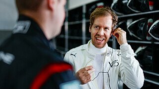 Vettel strahlt nach Porsche-Test