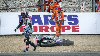 Fabio Quartararo trotz MotoGP-Crash in Le Mans happy: Endlich mal schnell!