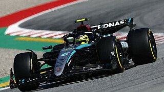 Hamilton in front, Max behind Alpine