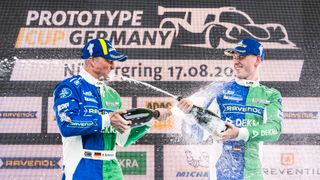 Ralf Schumacher und Sohn David feiern LMP3-Doppelsieg am Nürburgring Ralf Schumacher und Sohn David feiern LMP3-Doppelsieg am Nürburgring