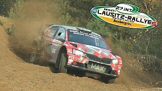 Vollgas und spektakuläre Drifts: Lausitz-Rallye im Video