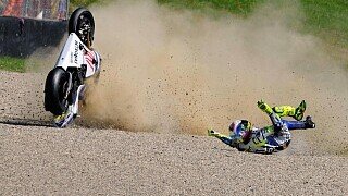 Rossis Horrorsturz in Mugello