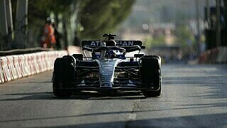 Williams-Pilot Carlos Sainz absolviert Showrun in Madrid