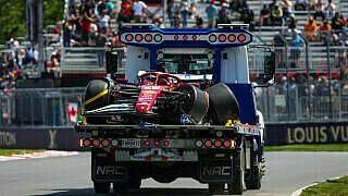 Lange Ferrari-Gesichter in Kanada: Leclerc ärgert dummer Fehler, Hamilton einfach langsam Lange Ferrari-Gesichter in Kanada: Leclerc ärgert dummer Fehler, Hamilton einfach langsam