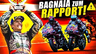 Bagnaia nach Marquez-Kollision beim Rapport: Was war da los? Bagnaia nach Marquez-Kollision beim Rapport: Was war da los?