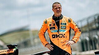 Brad Pitt testet echten F1-McLaren