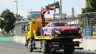 DTM-Training nach Crash abgebrochen