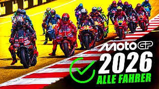 Alle MotoGP-Plätze vergeben: Das ist das Starterfeld 2026 Alle MotoGP-Plätze vergeben: Das ist das Starterfeld 2026
