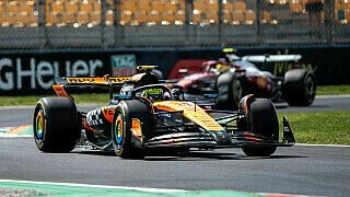 McLaren vorn, Ferrari gefährlich