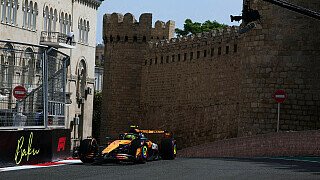 Kerb-Ärger: Schaden stoppt FP1