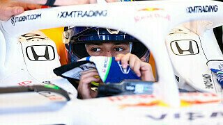 F1-Talent mit einer Baustelle
