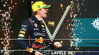 Podium nach Start aus der Box