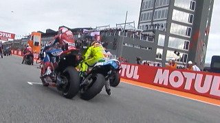 Morbidelli crasht noch vor Start!