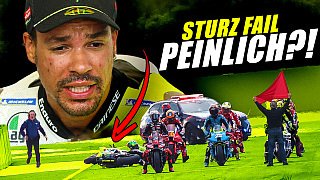 MotoGP-Fail: Franco Morbidelli stürzt im Grid - verletzt! MotoGP-Fail: Franco Morbidelli stürzt im Grid - verletzt!