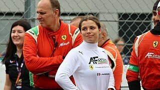 Schnelle Dame bleibt bei Ferrari