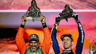 Rallye Dakar 2026: Siegesfeiern von Benavides und Al-Attiyah