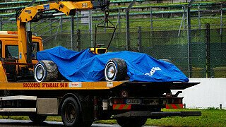 Shakedown endet im Kies!