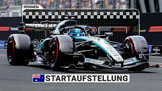 Formel 1 heute: Die Startaufstellung für das Rennen in Australien