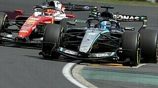 Russell bestraft Ferrari-Strategie