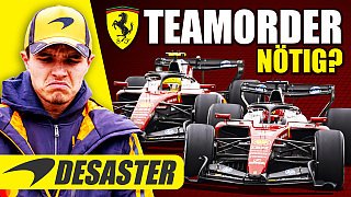 Beide McLaren vor dem Start raus! Brauchte Ferrari Teamorder?