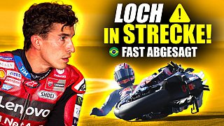 Loch in der Strecke! MotoGP schrammt an Brasilien-Absage vorbei Loch in der Strecke! MotoGP schrammt an Brasilien-Absage vorbei