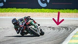 Strecke zerbröckelt während Rennen!