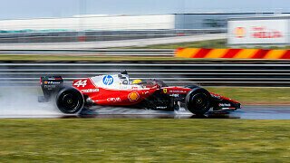 Formel 1: Lewis Hamilton testet Pirelli-Regenreifen in Fiorano