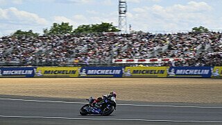 Fabio Quartararo holt Bestzeit im MotoGP-FP2, Johann Zarco stürzt in Le Mans Fabio Quartararo holt Bestzeit im MotoGP-FP2, Johann Zarco stürzt in Le Mans