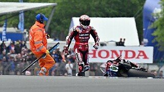 Francesco Bagnaia rastet aus Francesco Bagnaia rastet aus